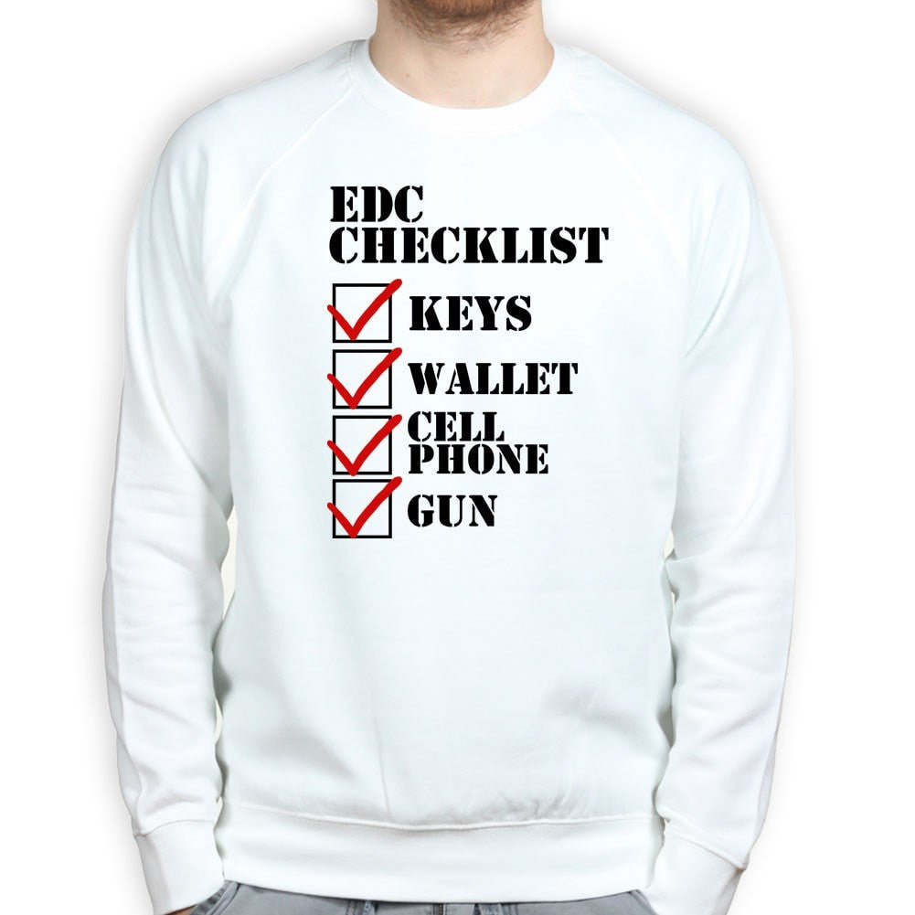 EDC Checklist Sweatshirt Forged From Freedom