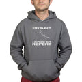 Eat Sleep Head shot Repeat Mens Hoodie