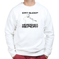 Eat Sleep Head shot Repeat Mens Sweatshirt