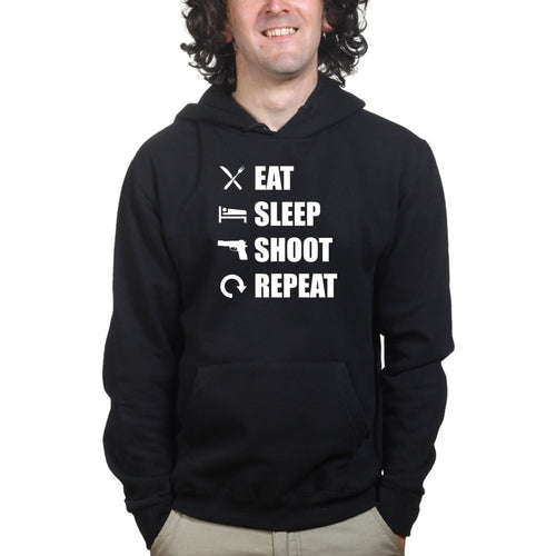 Eat Sleep Shoot Repeat Hoodie