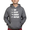 Eat Sleep Shoot Repeat Hoodie