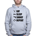 Eat Sleep Shoot Repeat Hoodie