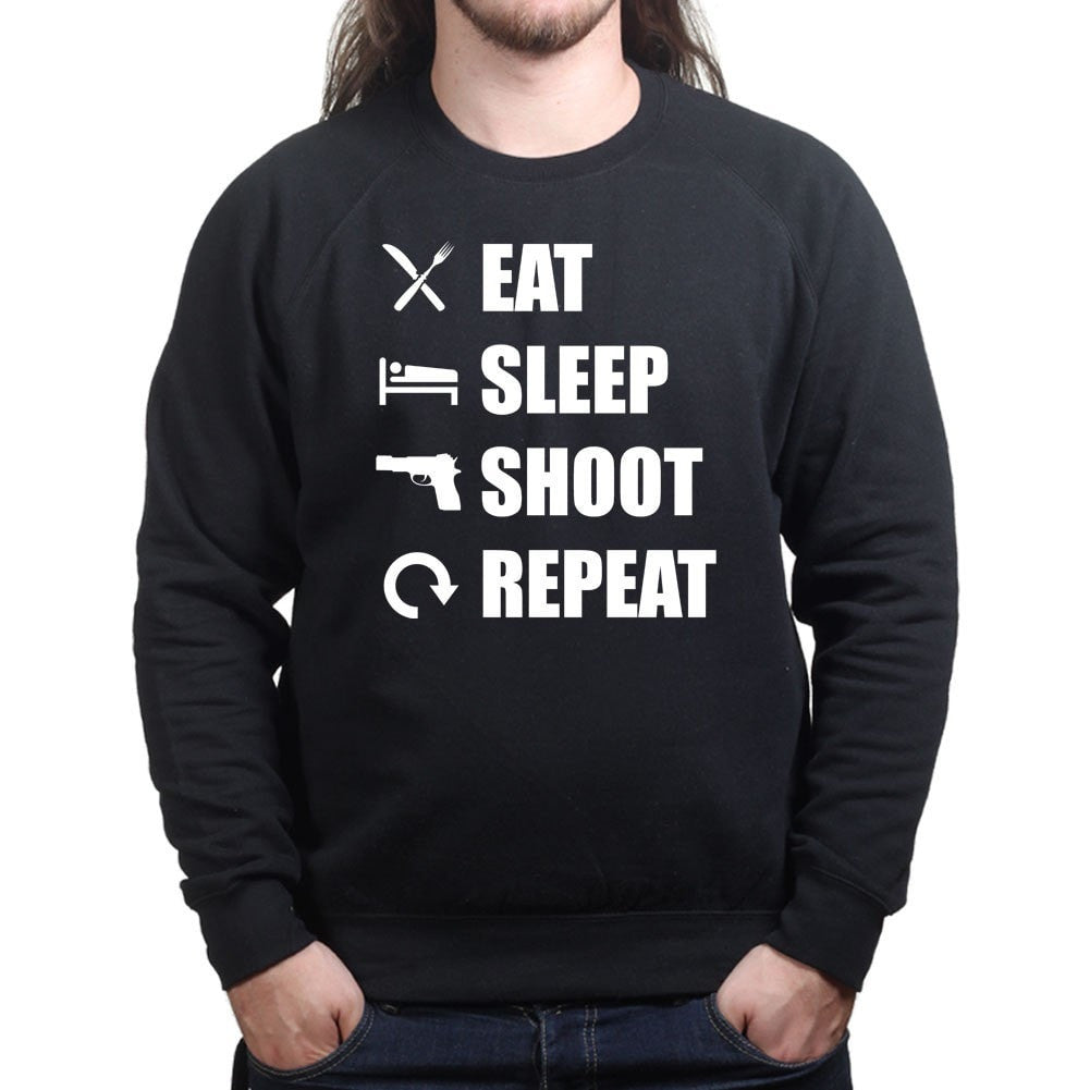 Eat Sleep Shoot Repeat Sweatshirt