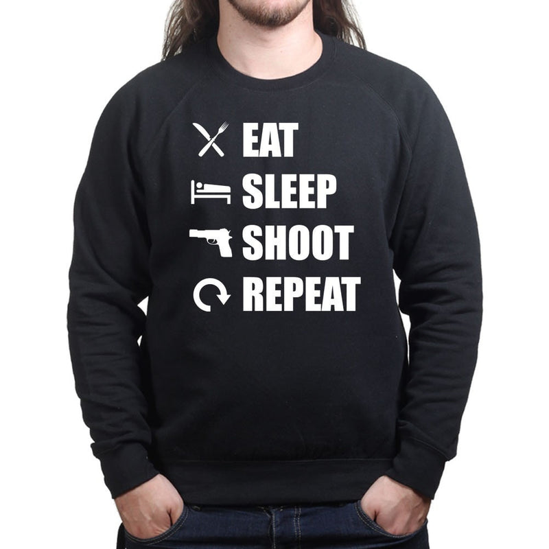 Eat Sleep Shoot Repeat Sweatshirt