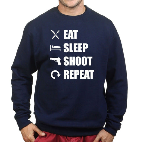 Eat Sleep Shoot Repeat Sweatshirt