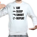 Eat Sleep Shoot Repeat Sweatshirt