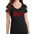 Ladies Enjoy Choking V-Neck T-shirt