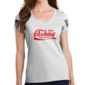 Ladies Enjoy Choking V-Neck T-shirt