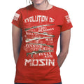 Evolution of Mosin Ladies T-shirt