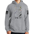 Evolution of Pew Hoodie