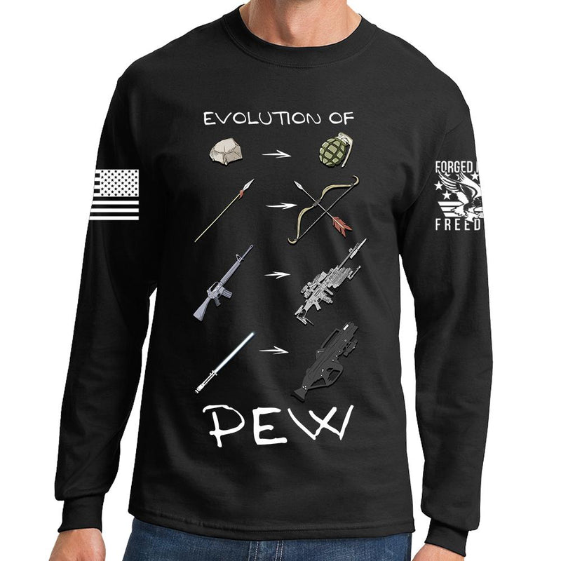 Evolution of Pew Long Sleeve T-shirt