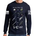 Evolution of Pew Long Sleeve T-shirt