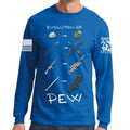 Evolution of Pew Long Sleeve T-shirt
