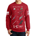 Evolution of Pew Sweatshirt
