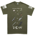 Evolution of Pew Men's T-shirt