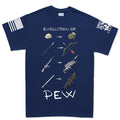 Evolution of Pew Men's T-shirt