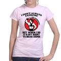 Exercise Your Right To Bear Arms Ladies T-shirt