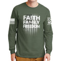 Faith Family Freedom Long Sleeve T-shirt