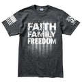 Mens Faith Family Freedom T-shirt