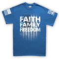 Mens Faith Family Freedom T-shirt