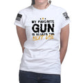 Ladies TYM Favorite Gun T-shirt