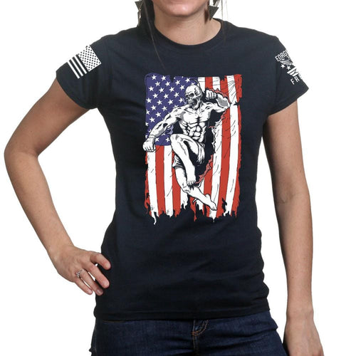 Ladies American Fighter T-shirt