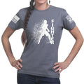 Ladies Fighter Silhouette T-shirt