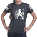Ladies Fighter Silhouette T-shirt