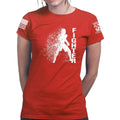 Ladies Fighter Silhouette T-shirt