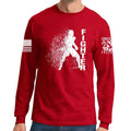 Fighter Silhouette Long Sleeve T-shirt