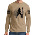 Fighter Silhouette Long Sleeve T-shirt