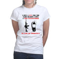 I Own A Gun Ladies T-shirt