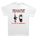I Own A Gun Men's T-shirt