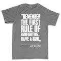 First Rule of Gunfight Mens T-shirt