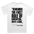 First Rule of Gunfight Mens T-shirt