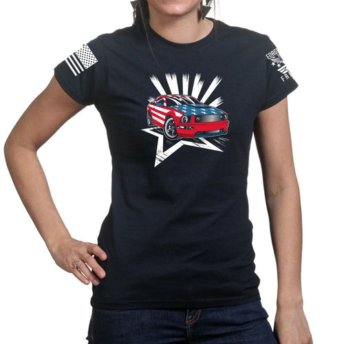 Ladies American Paint Job T-shirt