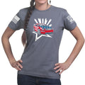 Ladies American Paint Job T-shirt