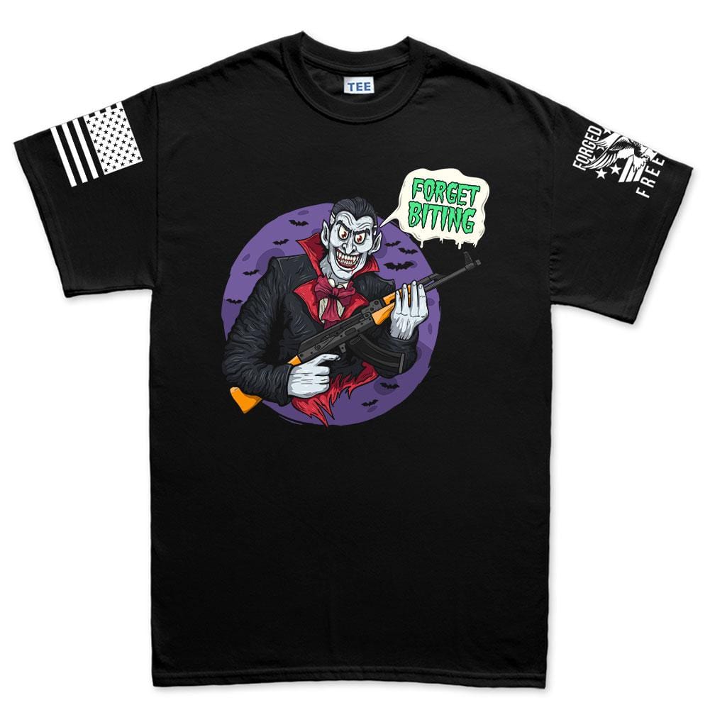 Mens Forget Biting T-shirt