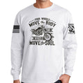 Four Wheels Move The Body Long Sleeve T-shirt