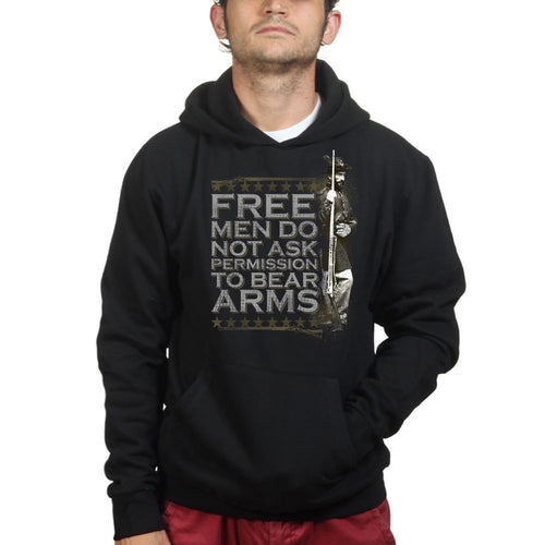Unisex Free Men Bear Arms Hoodie