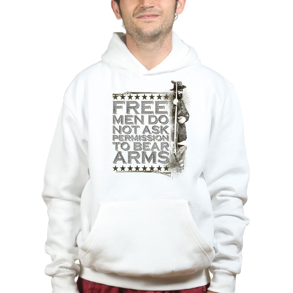Unisex Free Men Bear Arms Hoodie