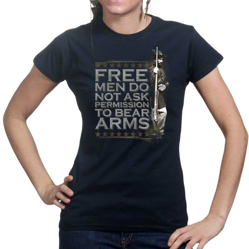 Ladies Free Men Bear Arms T-shirt