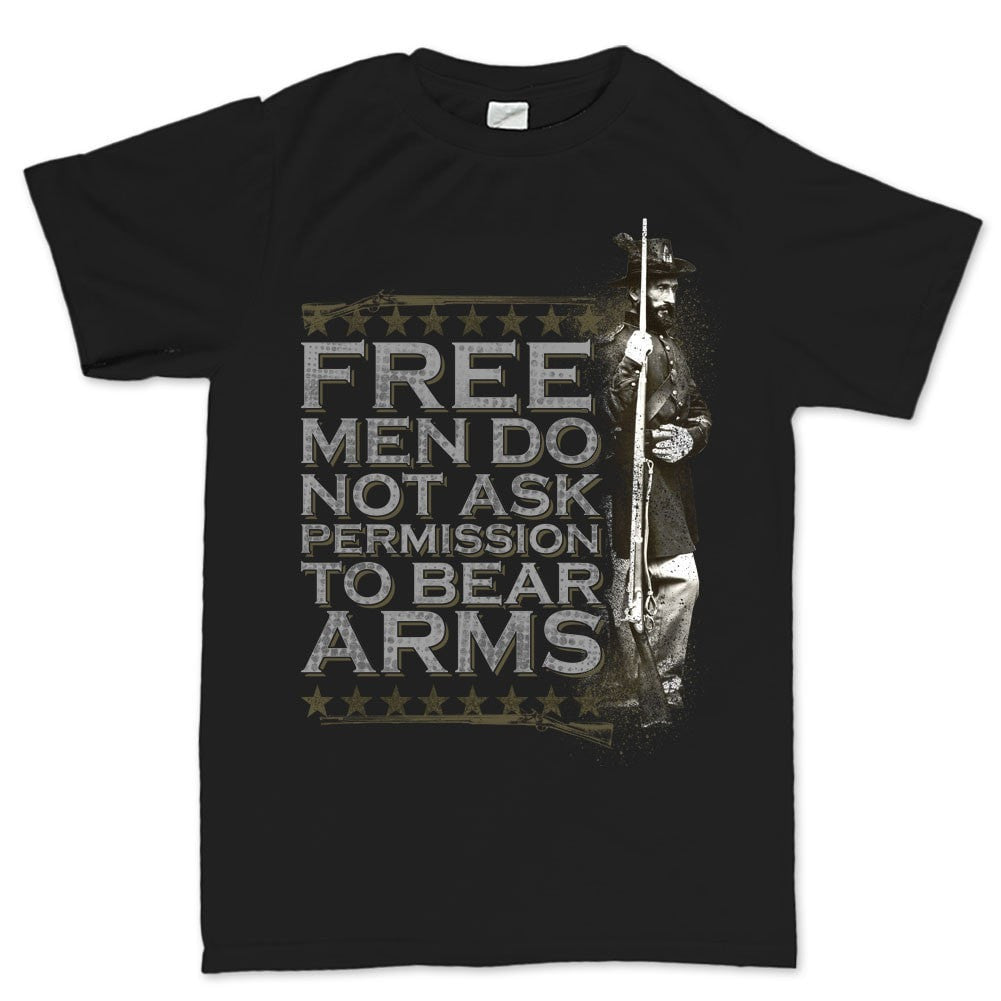 Men's Free Men Bear Arms T-shirt