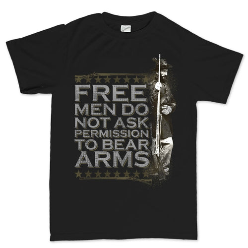 Men's Free Men Bear Arms T-shirt