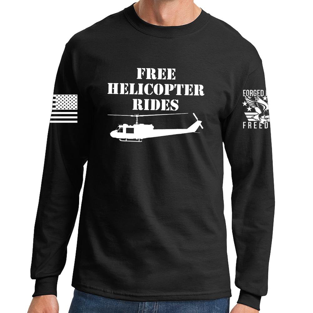 Free helicopter rides t shirt shop