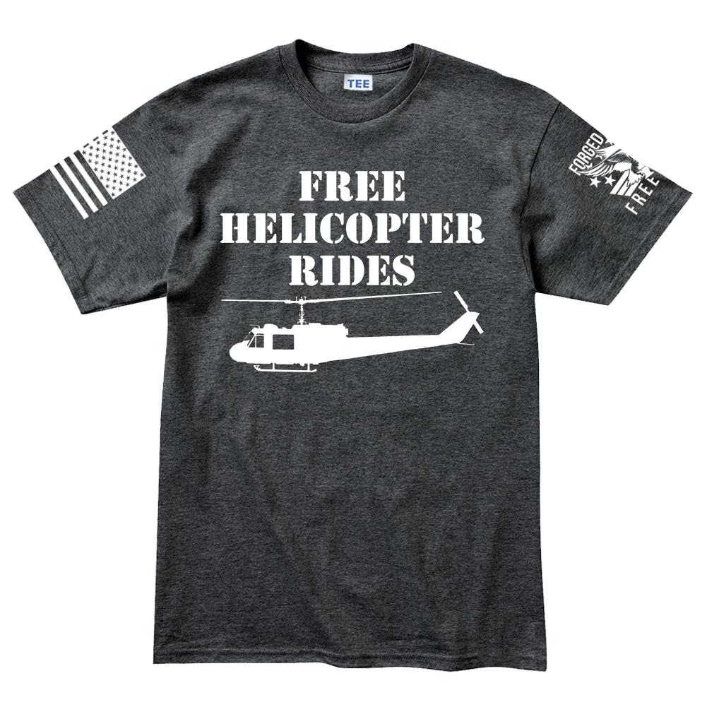 Free Helicopter Rides Men's T-shirt