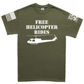 Free Helicopter Rides Men's T-shirt