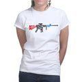 A Well Regulated Militia Rifle Ladies T-shirt