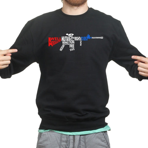 A Well Regulated Militia Rifle Sweatshirt