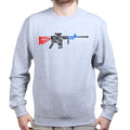 A Well Regulated Militia Rifle Sweatshirt